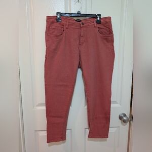 Women's Classic Salmon Pink Skinny Jeans